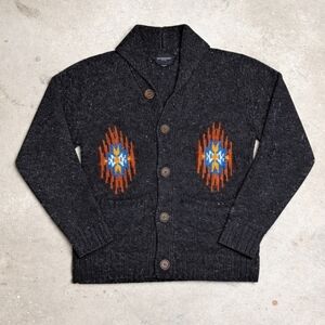 🖤 Obey Propaganda Tribal Knit Cardigan Sweater